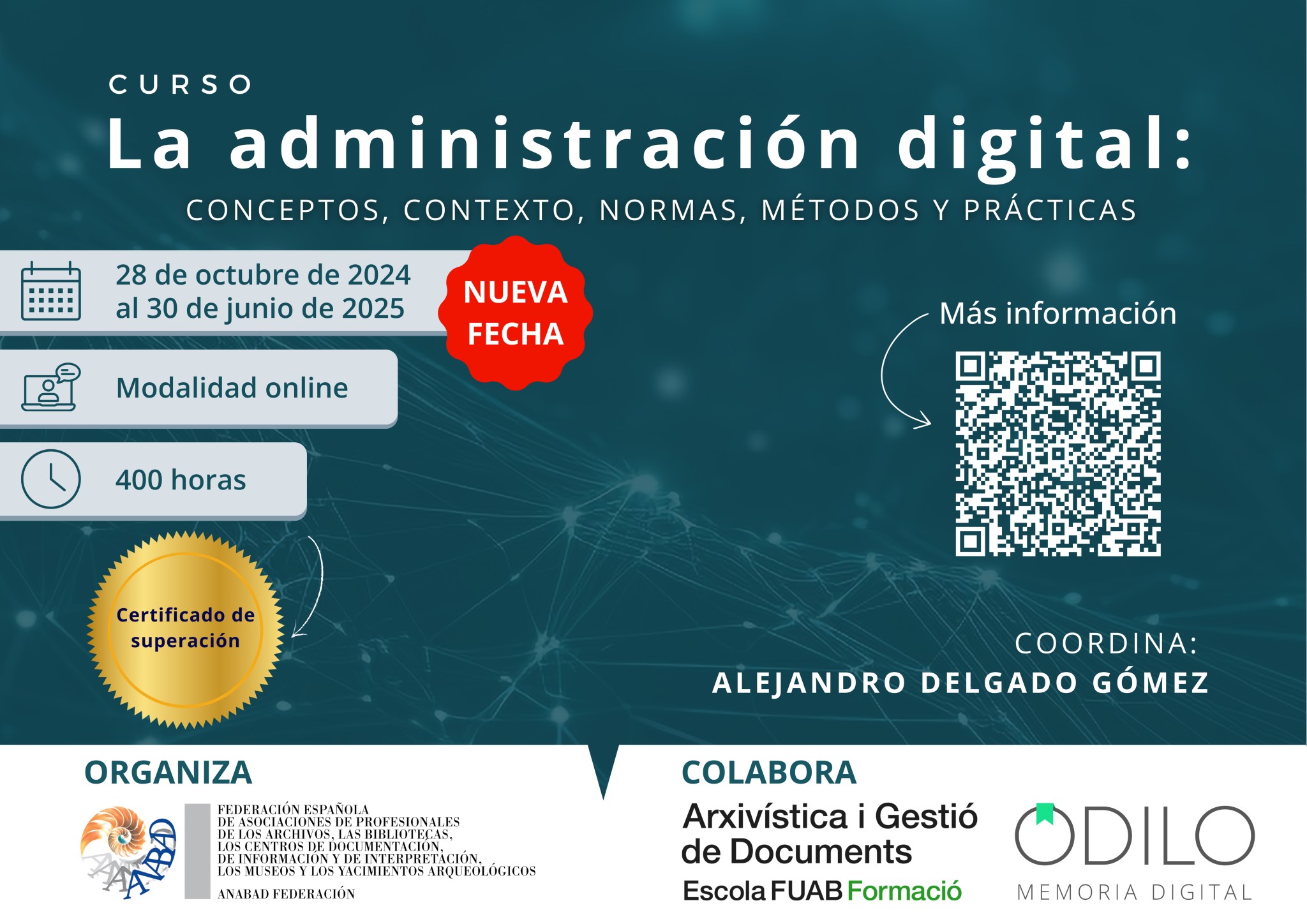 Administración digital: Conceptos, contexto, método, prácticas. Edición 2024-25